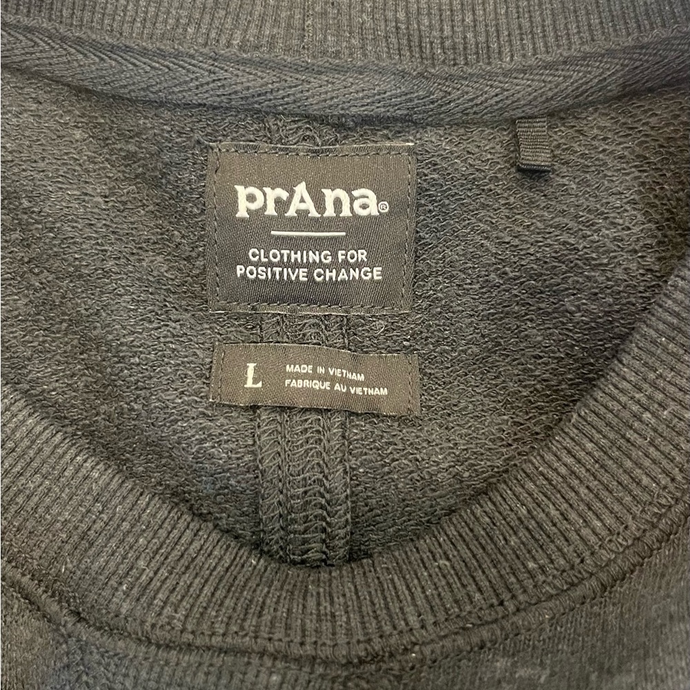 PRANA Cozy Up Beach Hopper Blouson Dress Dark Gray Women’s Size L - Picture 5 of 10